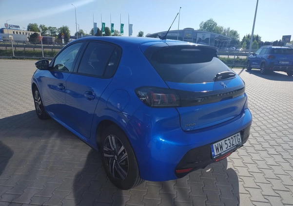 Peugeot 208 cena 69900 przebieg: 5383, rok produkcji 2022 z Lubawka małe 121